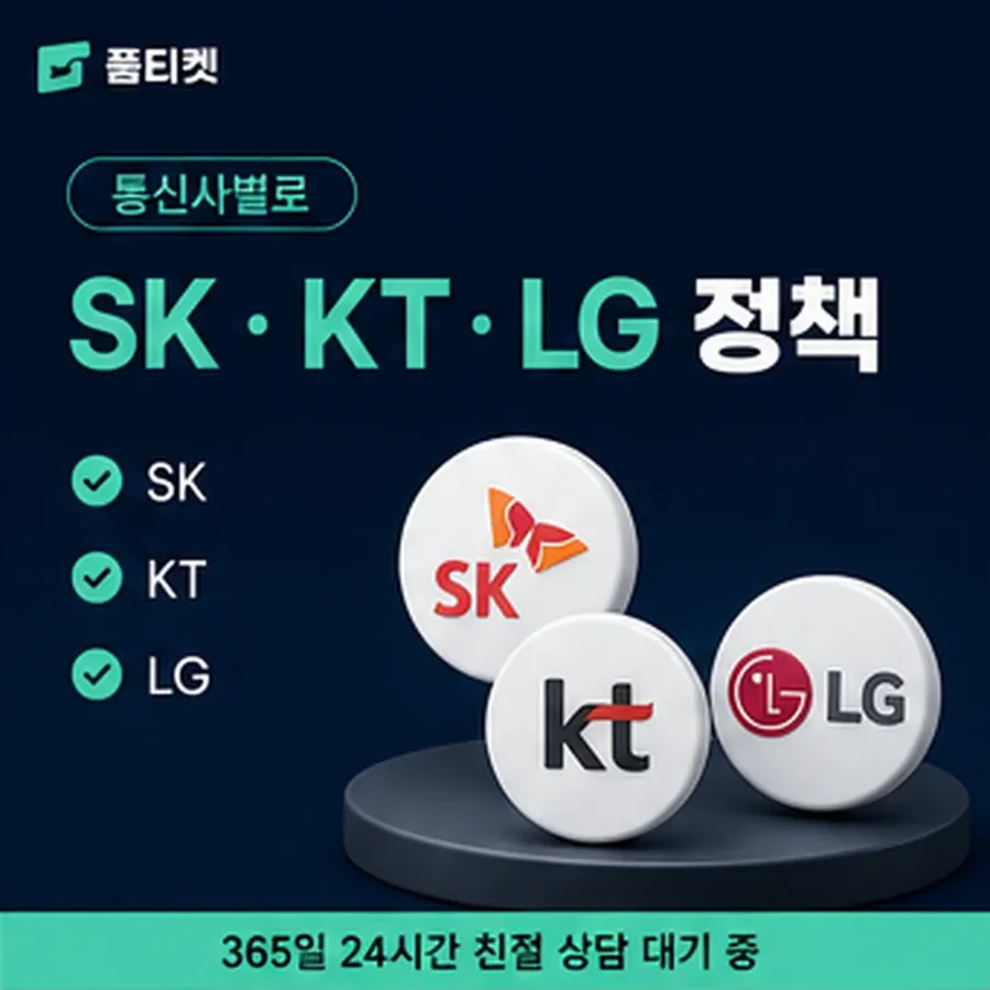 품티켓 카카오페이 회선의 소액결제 한도 일회 한도 보는 곳 안내 이미지
